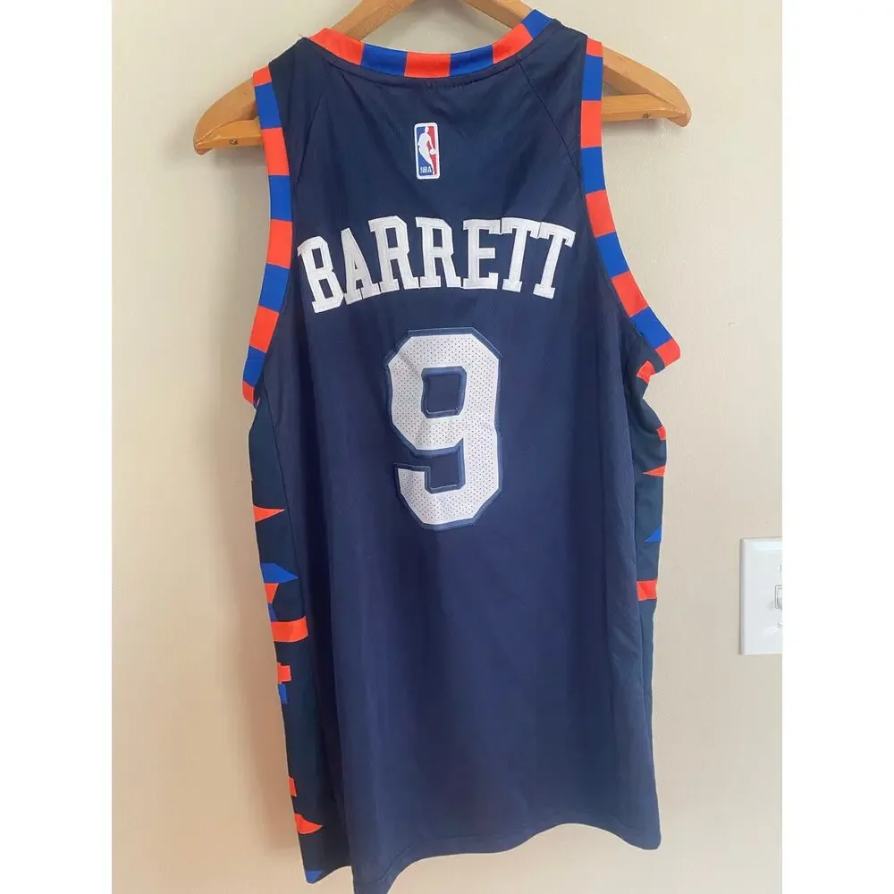 RJ Barrett New York Knicks City Edition Jersey Nike Squarespace 48/ L Swingman